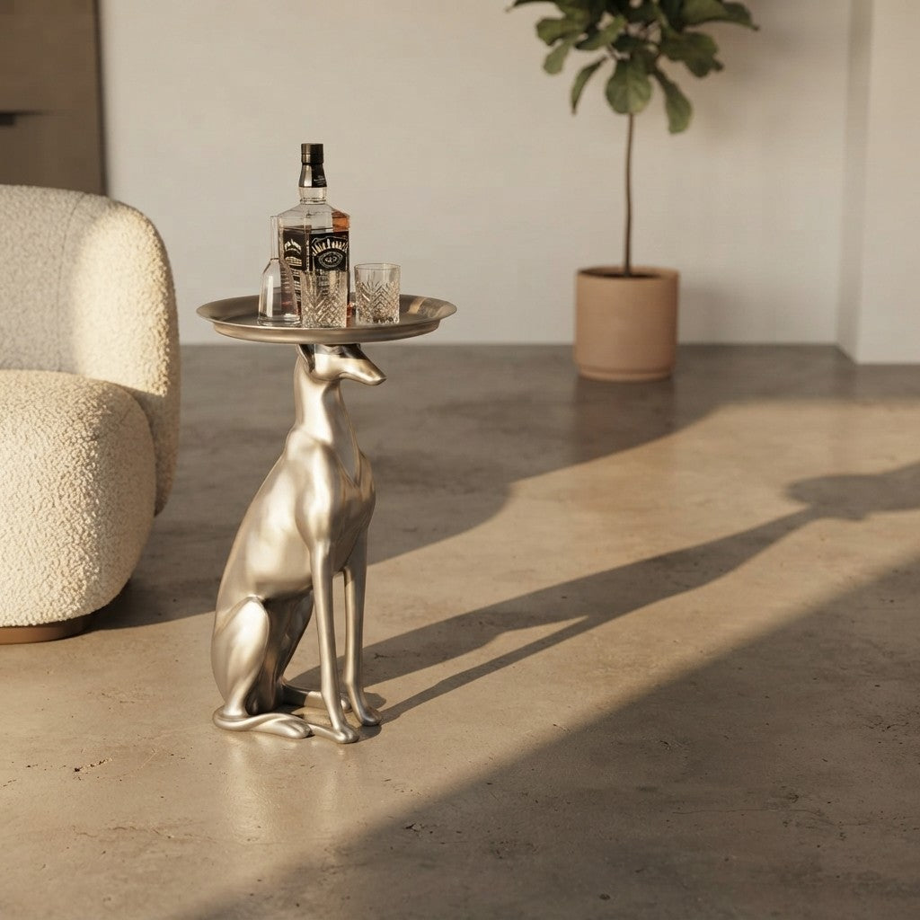 Dog Statue Coffee Table