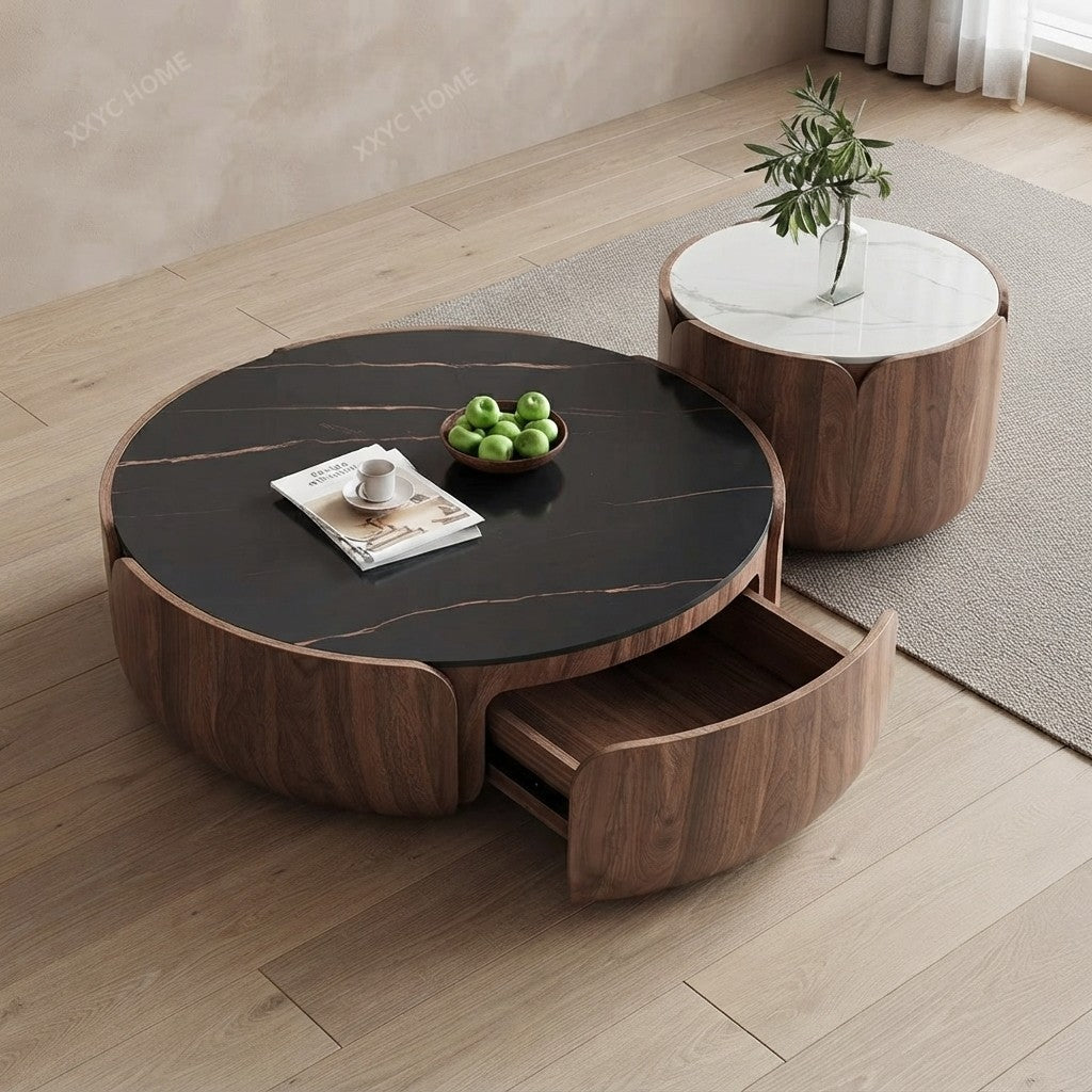 Solid Wood Walnut Coffee Table