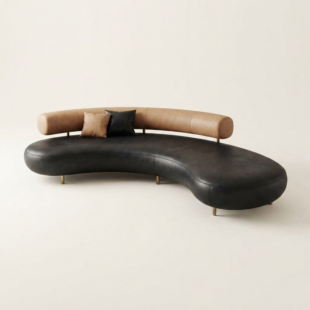 Curved Living Room Sofa