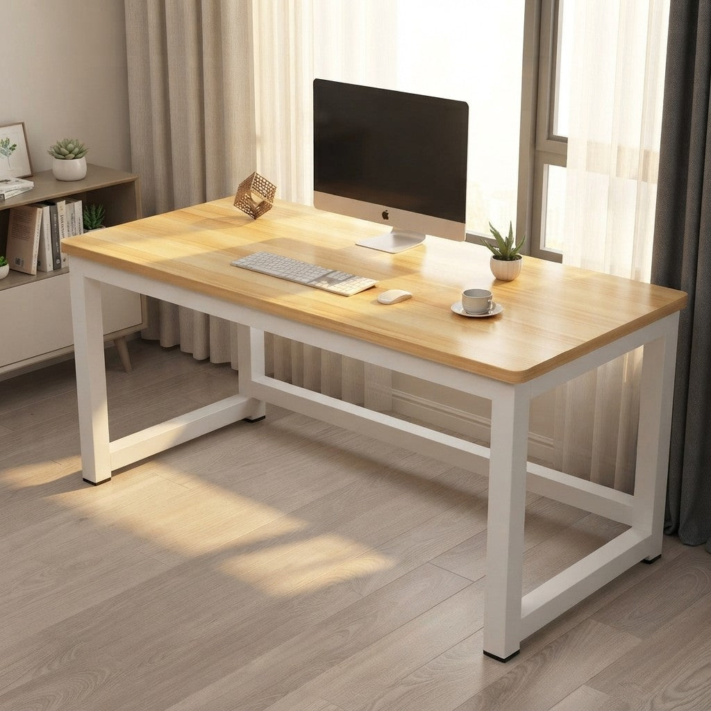 Solid Wood Computer Desktop Desk