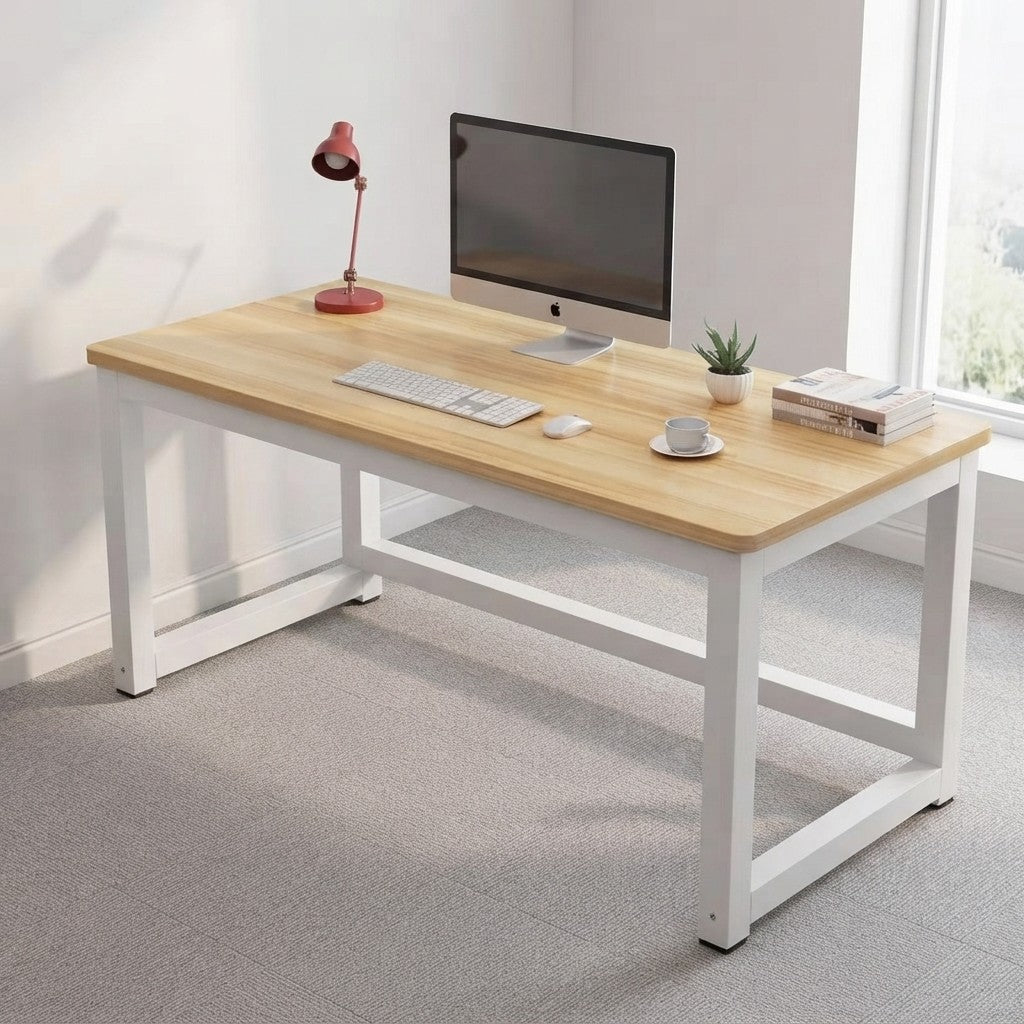 Solid Wood Computer Desktop Desk