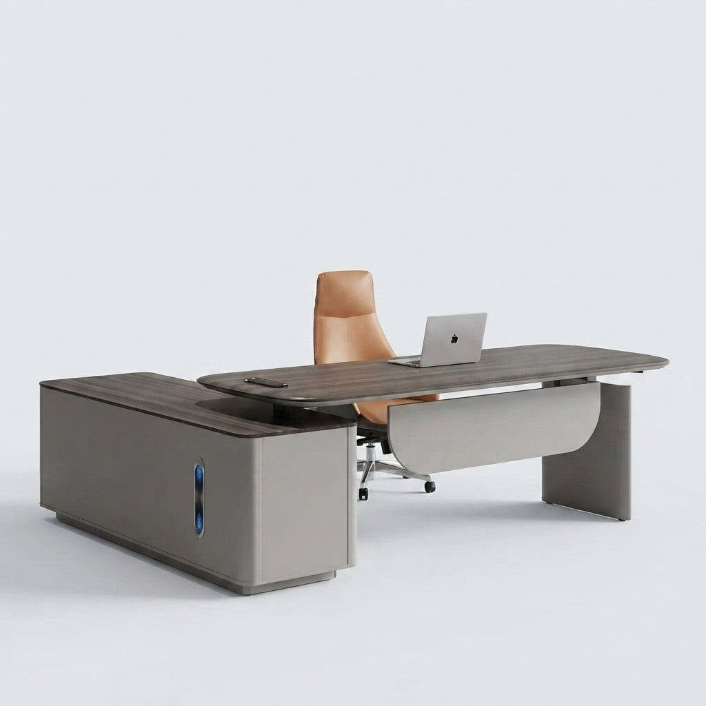 Modern Minimalist Wooden Lifting Desk