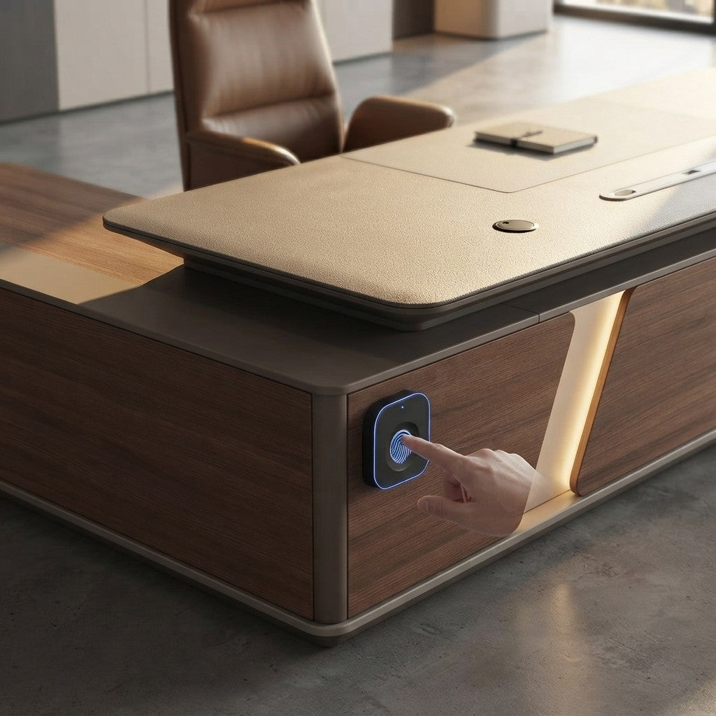 Wabi Sabi Executive Office Desk and Chair