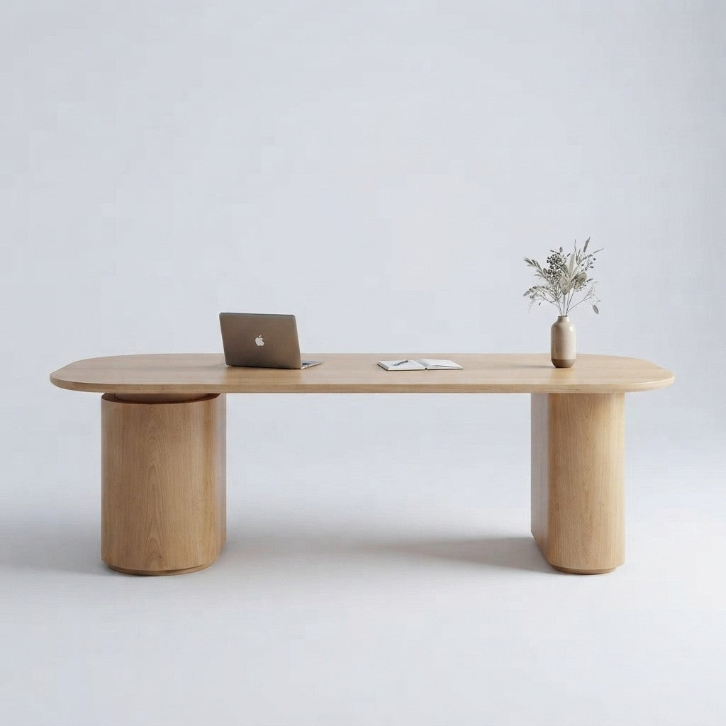 Nordic Wooden Executive Office Desk