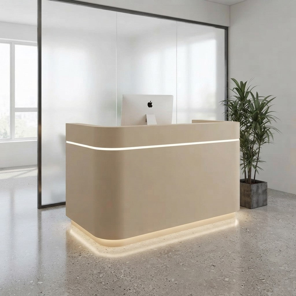 Modern Business Reception Desk